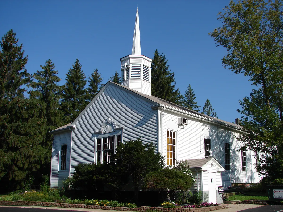 Barrington Center Church, photographed in August 2007.