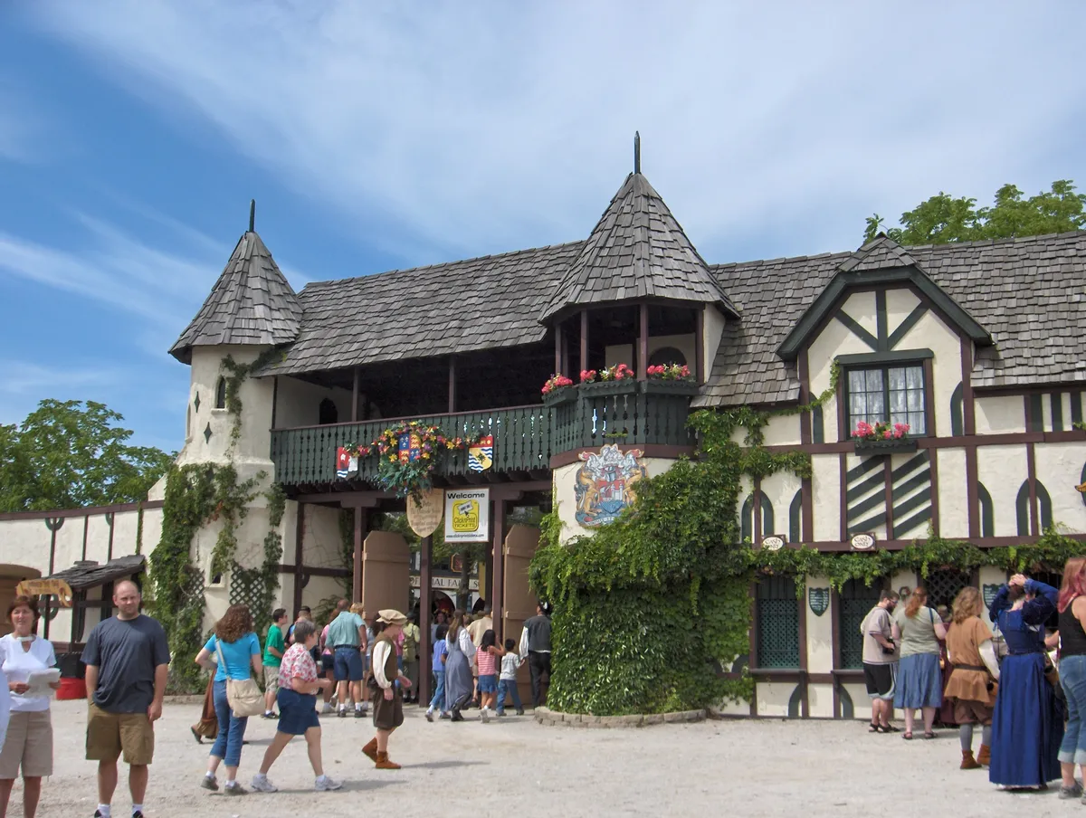 Bristol Renaissance Faire entrance in July 2006